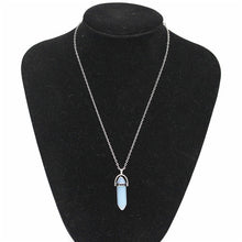 Load image into Gallery viewer, Crystal Pendant Chain Necklaces

