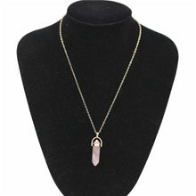 Load image into Gallery viewer, Crystal Pendant Chain Necklaces
