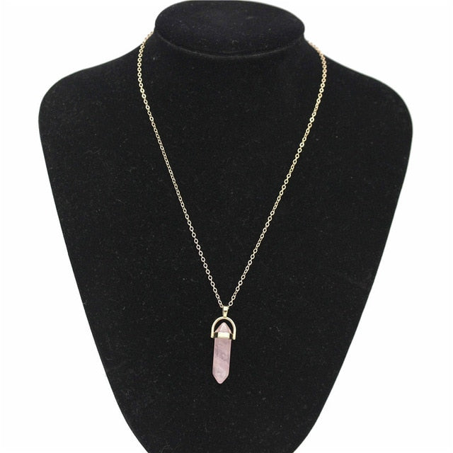 Crystal Pendant Chain Necklaces