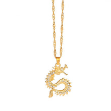 Load image into Gallery viewer, Gold Vintage Pendant Necklaces
