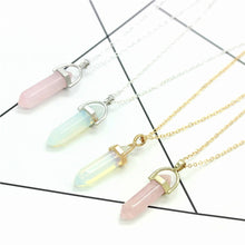 Load image into Gallery viewer, Crystal Pendant Chain Necklaces
