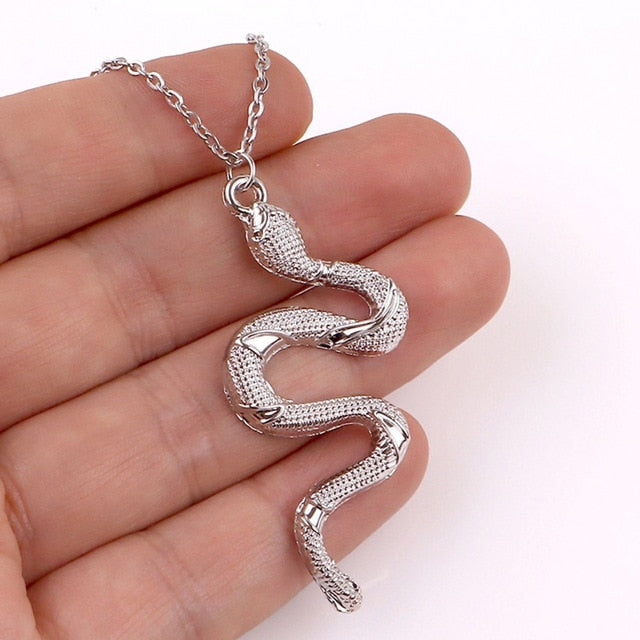 Trendy Snake Dangle Necklaces